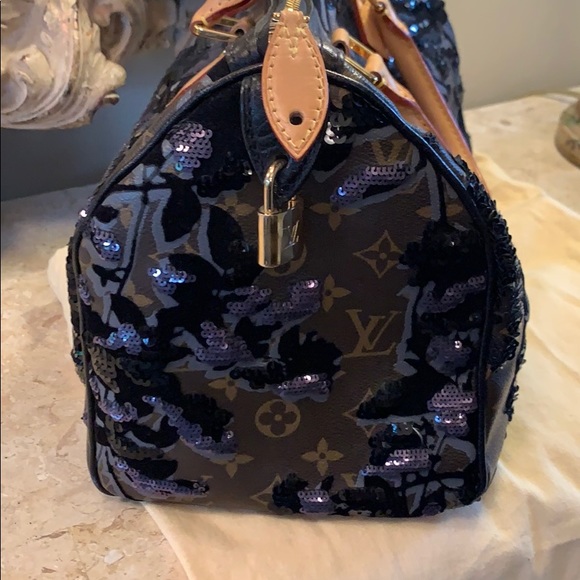 Louis Vuitton Limited Edition Fleur De Jais Speedy - Picture 2 of 9